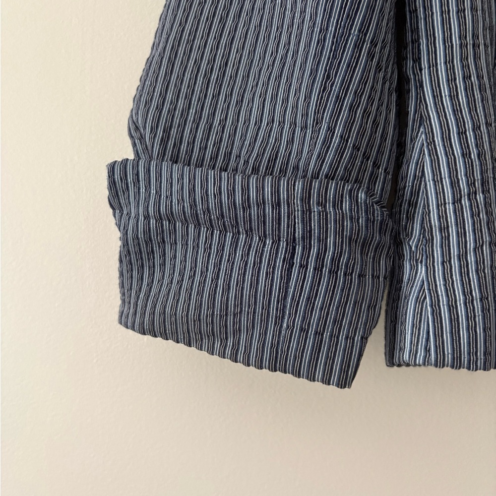 Hilton Hollis Pinstripe Blazer blue Size 8 - Picture 6 of 13